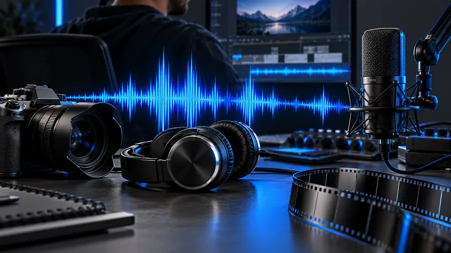 Illustrative image representing a voiceover draft in an editing workflow